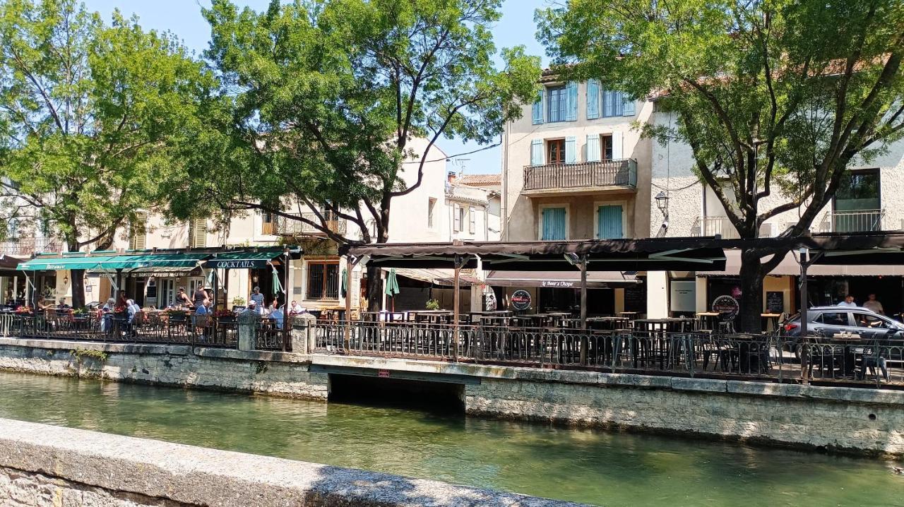 Ferienwohnung Vue Imprenable Sur La Sorgue LʼIsle-sur-la-Sorgue Exterior foto